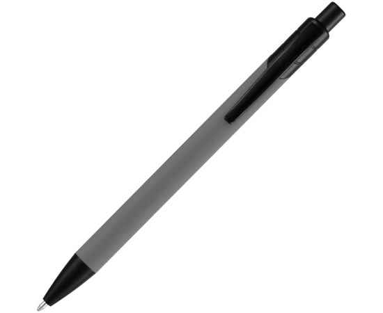 Ручка шариковая Undertone Black Soft Touch, серая, Цвет: серый, изображение 4