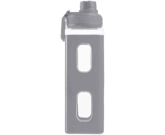 Бутылка для воды Square Fair, серая, Цвет: серый, Объем: 700, изображение 3