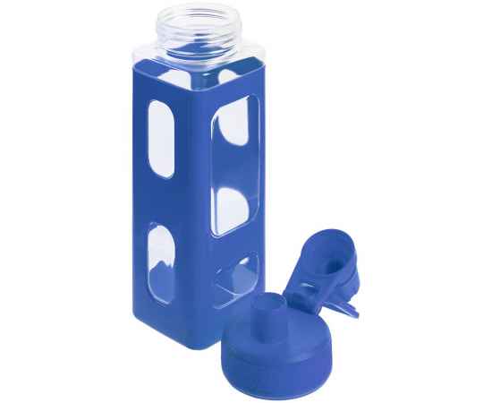 Бутылка для воды Square Fair, синяя, Цвет: синий, Объем: 700, изображение 5