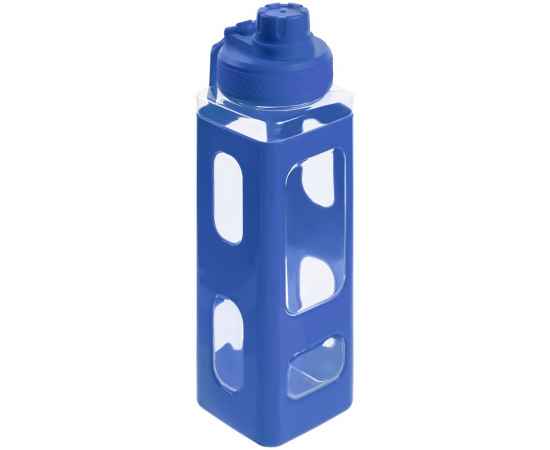 Бутылка для воды Square Fair, синяя, Цвет: синий, Объем: 700, изображение 2