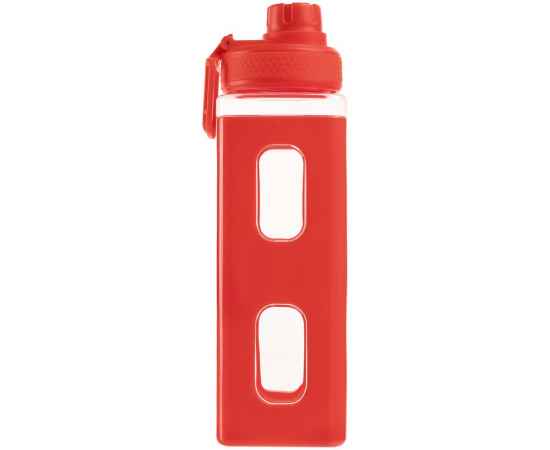 Бутылка для воды Square Fair, красная, Цвет: красный, Объем: 700, изображение 3