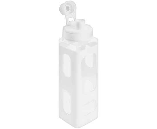Бутылка для воды Square Fair, белая, Цвет: белый, Объем: 700, изображение 4