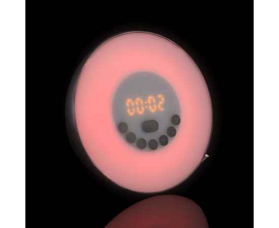Лампа-колонка со световым будильником dreamTime, ver.2, черная, Цвет: черный, изображение 13
