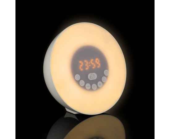 Лампа-колонка со световым будильником dreamTime, ver.2, белая, Цвет: белый, изображение 13