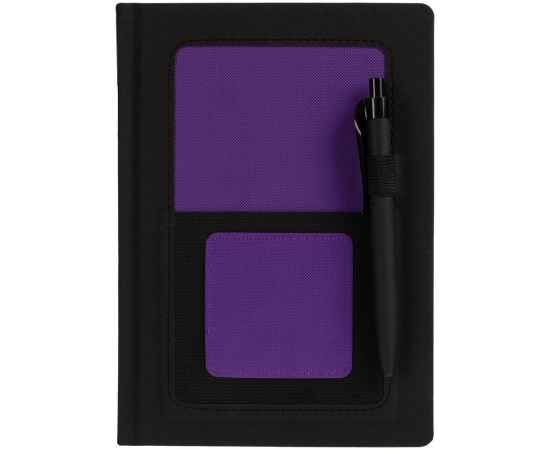 Ежедневник Mobile, недатированный, черно-фиолетовый, изображение 3