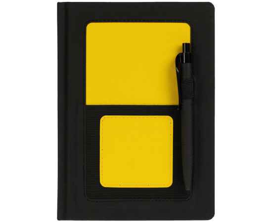 Ежедневник Mobile, недатированный, черно-желтый, изображение 3