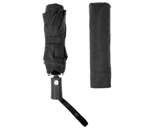 Зонт складной Easy Close, черный, изображение 4
