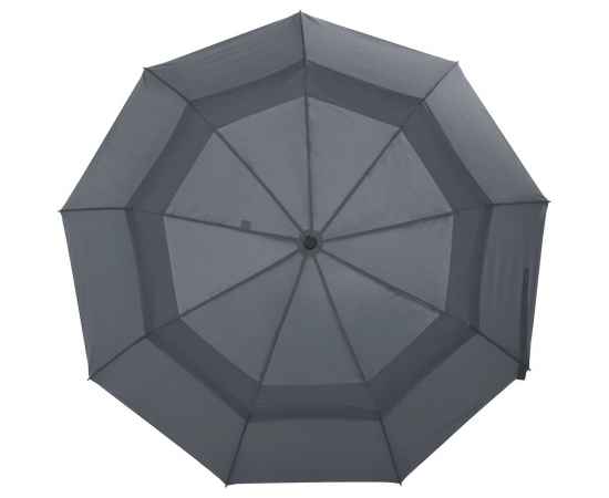 Складной зонт Dome Double с двойным куполом, серый, Цвет: серый, изображение 2