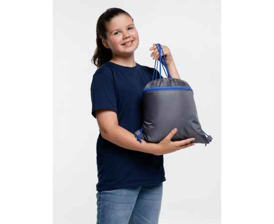 Детский рюкзак Novice, серый с синим, Цвет: синий, серый, Объем: 5, изображение 6