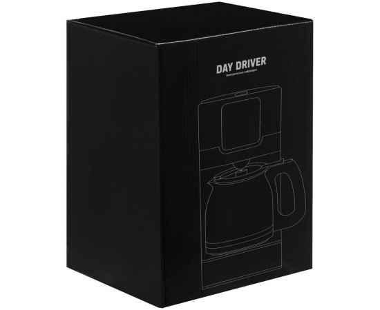 Электрическая кофеварка DayDriver, черно-серебристая, изображение 12