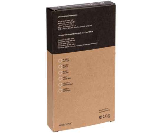 Aккумулятор Uniscend All Day Type-C 10000 мAч, черный, Цвет: черный, изображение 8