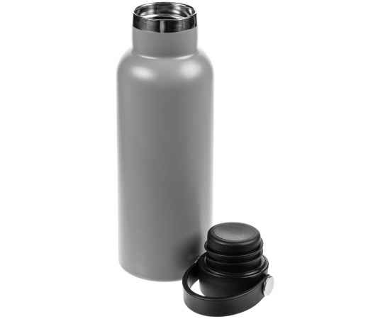 Термобутылка Bidon, серая, Цвет: серый, Объем: 500, изображение 3