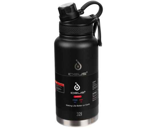 Термобутылка Fujisan XL, черная, Цвет: черный, Объем: 900, изображение 14