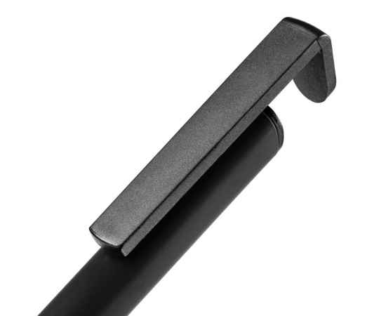 Ручка шариковая Standic с подставкой для телефона, черная, Цвет: черный, изображение 4