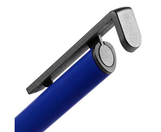 Ручка шариковая Standic с подставкой для телефона, синяя, Цвет: синий, изображение 6