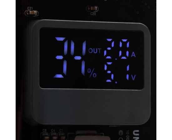 Аккумулятор c быстрой зарядкой Trellis Geek 10000 мАч, темно-серый, Цвет: серый, изображение 10