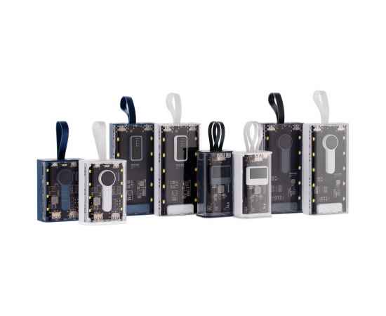 Аккумулятор c быстрой зарядкой Trellis Geek 10000 мАч, темно-серый, Цвет: серый, изображение 12