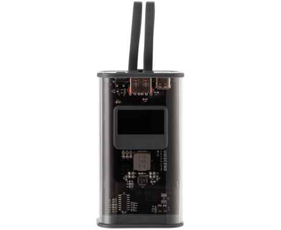 Аккумулятор c быстрой зарядкой Trellis Geek 10000 мАч, темно-серый, Цвет: серый, изображение 2