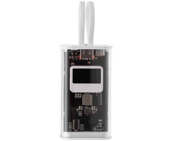 Аккумулятор c быстрой зарядкой Trellis Geek 10000 мАч, белый, Цвет: белый, изображение 2
