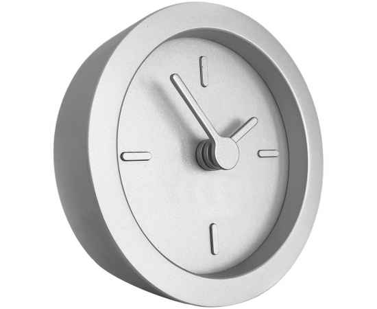 Часы настольные Bronco XXS Sparky, серебристые, Цвет: серебристый, изображение 2