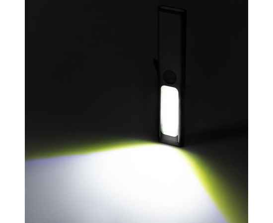 Фонарик-факел аккумуляторный Wallis с магнитом, черный, Цвет: черный, изображение 7