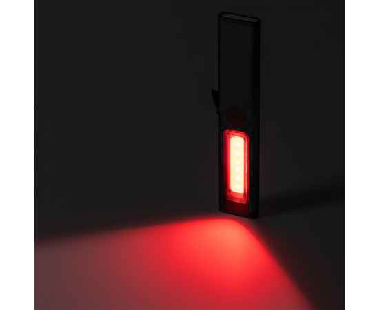 Фонарик-факел аккумуляторный Wallis с магнитом, черный, Цвет: черный, изображение 8