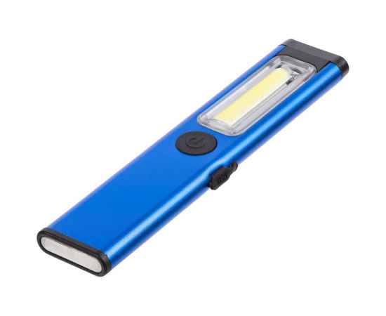 Фонарик-факел аккумуляторный Wallis с магнитом, синий, Цвет: синий, изображение 3