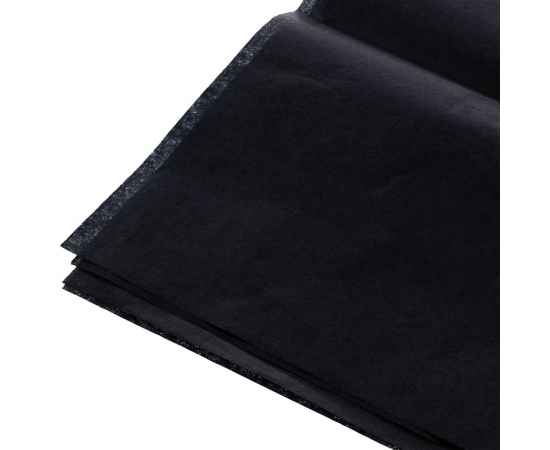 Декоративная упаковочная бумага Tissue, черная, Цвет: черный, изображение 3