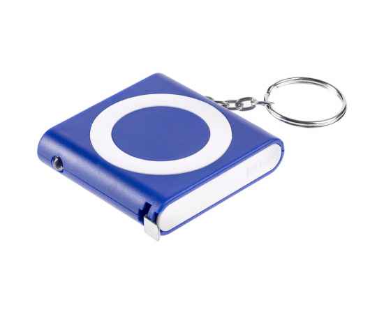 Брелок-фонарик с рулеткой Rule Tool, синий, Цвет: синий, изображение 2