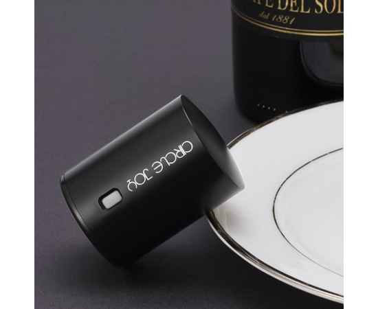 Вакуумная пробка для вина Wine Sealer, черная, изображение 3