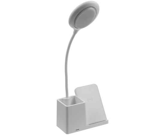 Лампа с органайзером и беспроводной зарядкой writeLight, ver. 2, белая, изображение 2