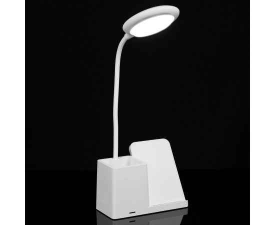 Лампа с органайзером и беспроводной зарядкой writeLight, ver. 2, белая, изображение 10