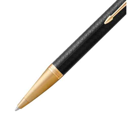 Ручка шариковая Parker IM Premium Black/Gold GT, изображение 2
