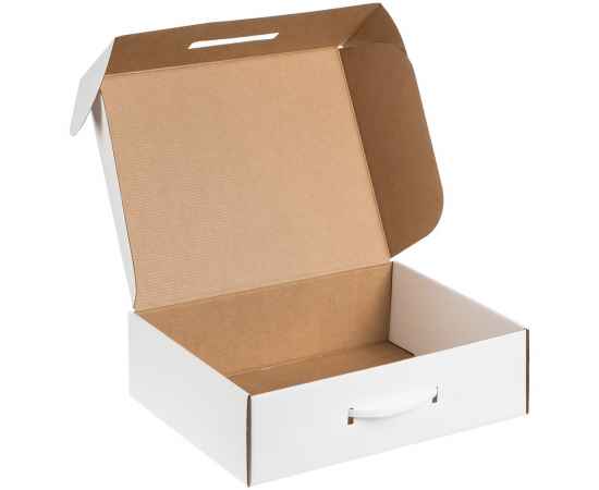 Коробка самосборная Light Case, белая, с белой ручкой, изображение 2
