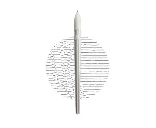 Шариковая ручка Sostanza, серебристая, Цвет: серебристый, изображение 3