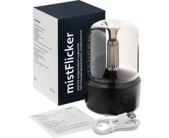 Увлажнитель-ароматизатор с подсветкой mistFlicker, черный, изображение 5