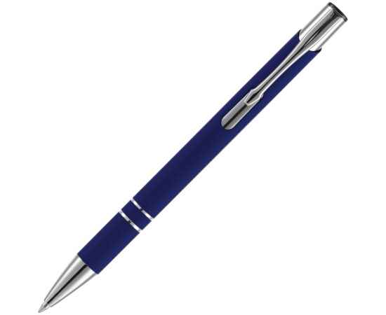 Ручка шариковая Keskus Soft Touch, темно-синяя, Цвет: синий, темно-синий, изображение 3