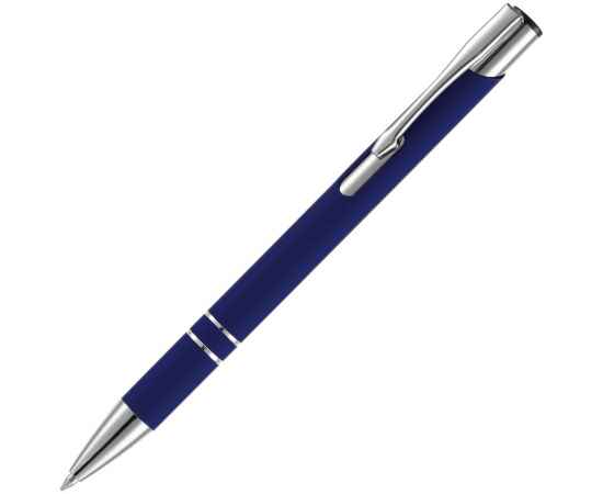 Ручка шариковая Keskus Soft Touch, темно-синяя, Цвет: синий, темно-синий