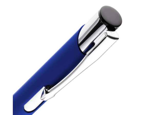 Ручка шариковая Keskus Soft Touch, ярко-синяя, Цвет: синий, изображение 4