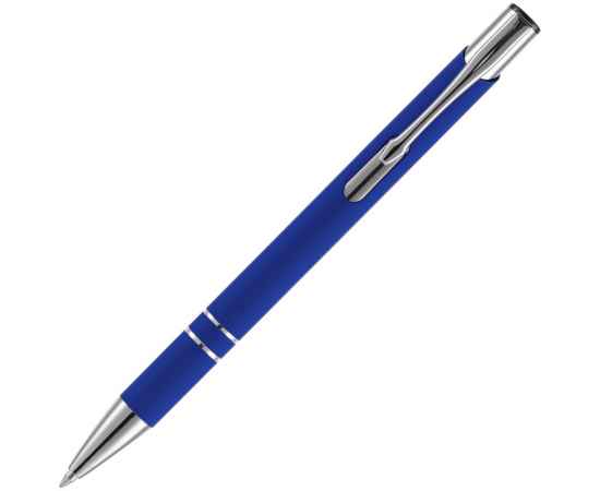 Ручка шариковая Keskus Soft Touch, ярко-синяя, Цвет: синий, изображение 3