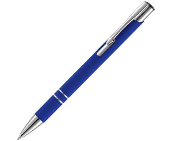 Ручка шариковая Keskus Soft Touch, ярко-синяя, Цвет: синий