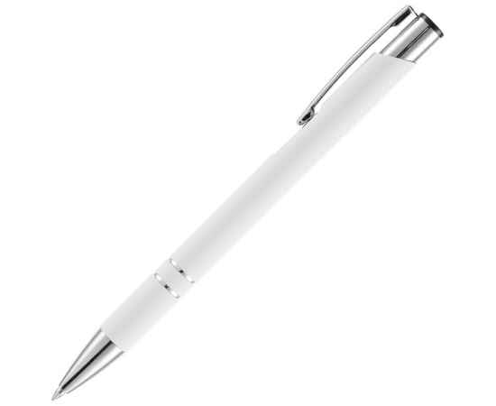 Ручка шариковая Keskus Soft Touch, белая, Цвет: белый, изображение 2