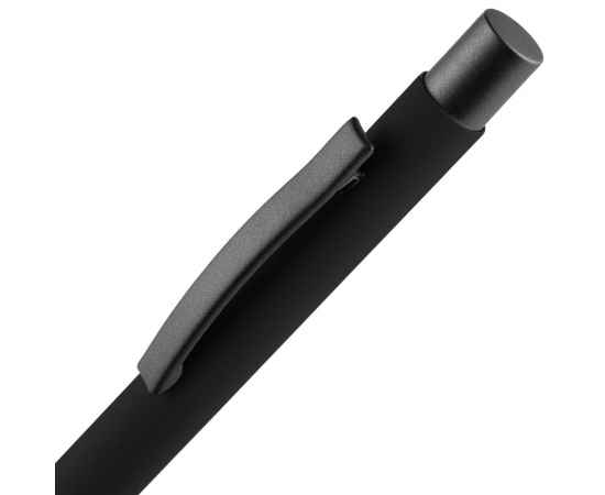 Ручка шариковая Atento Soft Touch, черная, Цвет: черный, изображение 4