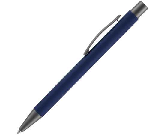 Ручка шариковая Atento Soft Touch, темно-синяя, Цвет: синий, темно-синий, изображение 2