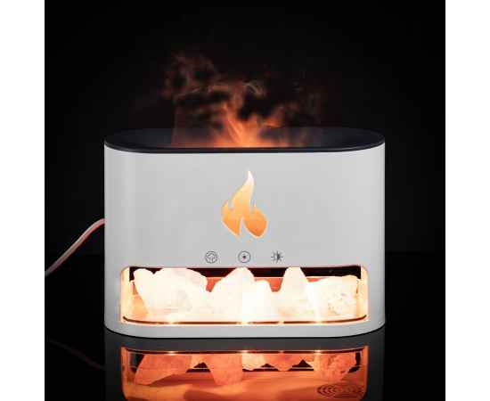 Увлажнитель-ароматизатор Fusion Blaze с имитацией пламени, белый, изображение 11