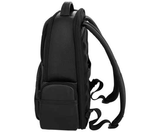 Кожаный рюкзак для ноутбука Santiago, черный, изображение 3