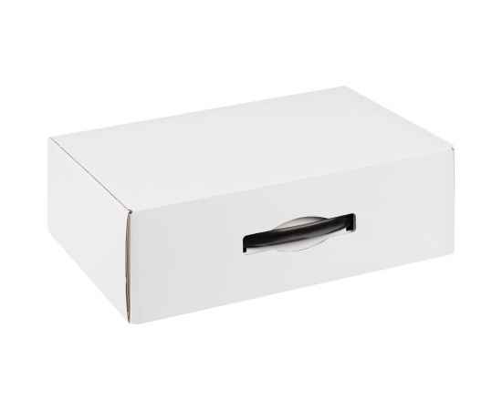 Коробка Matter Light, белая, с черной ручкой