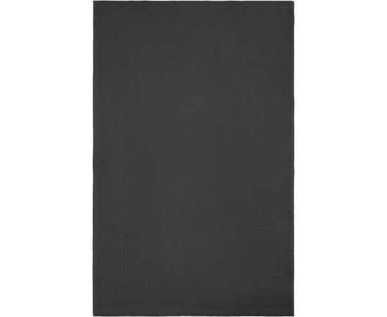 Полотенце вафельное «Деметра», среднее, темно-серое, Цвет: серый, изображение 3