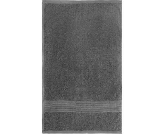 Полотенце махровое «Тиффани», среднее, серое, Цвет: серый, изображение 4