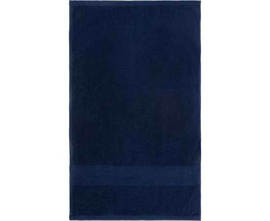 Полотенце махровое «Тиффани», среднее, синее (спелая черника), Цвет: синий, изображение 3